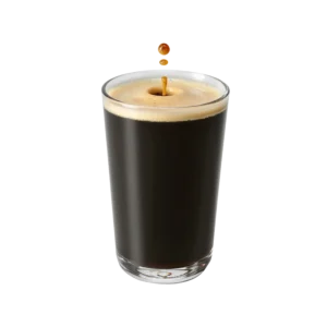 Čaša americano kafe sa pjenom