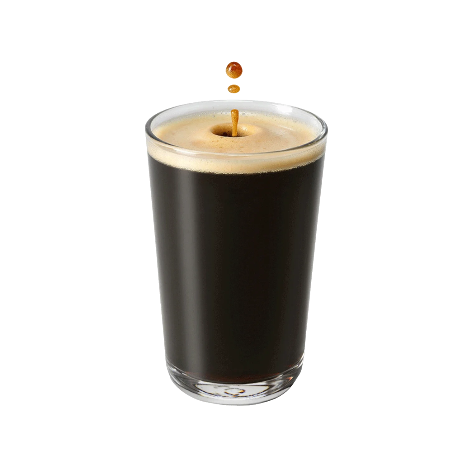 Čaša americano kafe sa pjenom