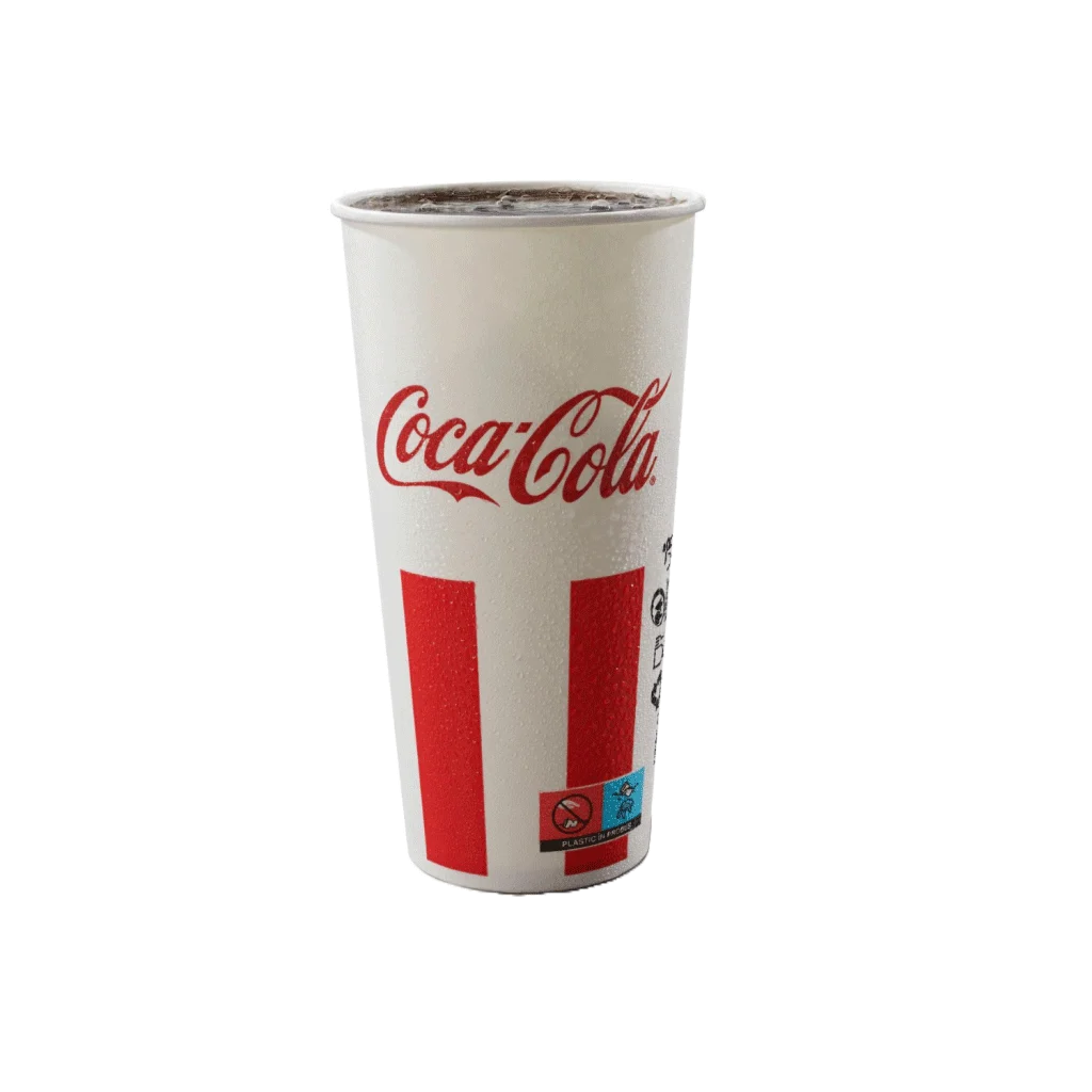 coca-cola zero 0,5 točeno gazirano piće bez šećera u papirnoj čaši