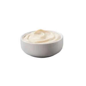 kfc garlic sauce u bijeloj posudi