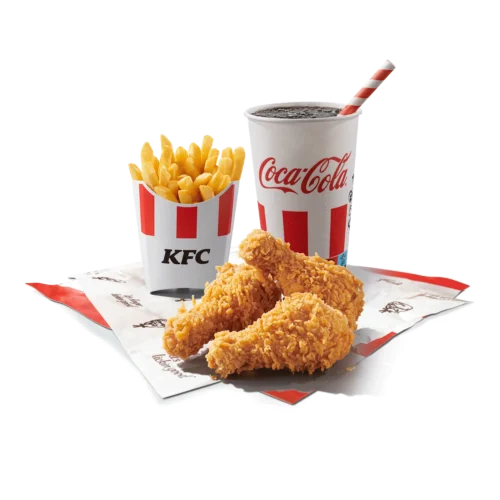 kfc hot wings medium menu sa pomfritom i coca-cola napitkom