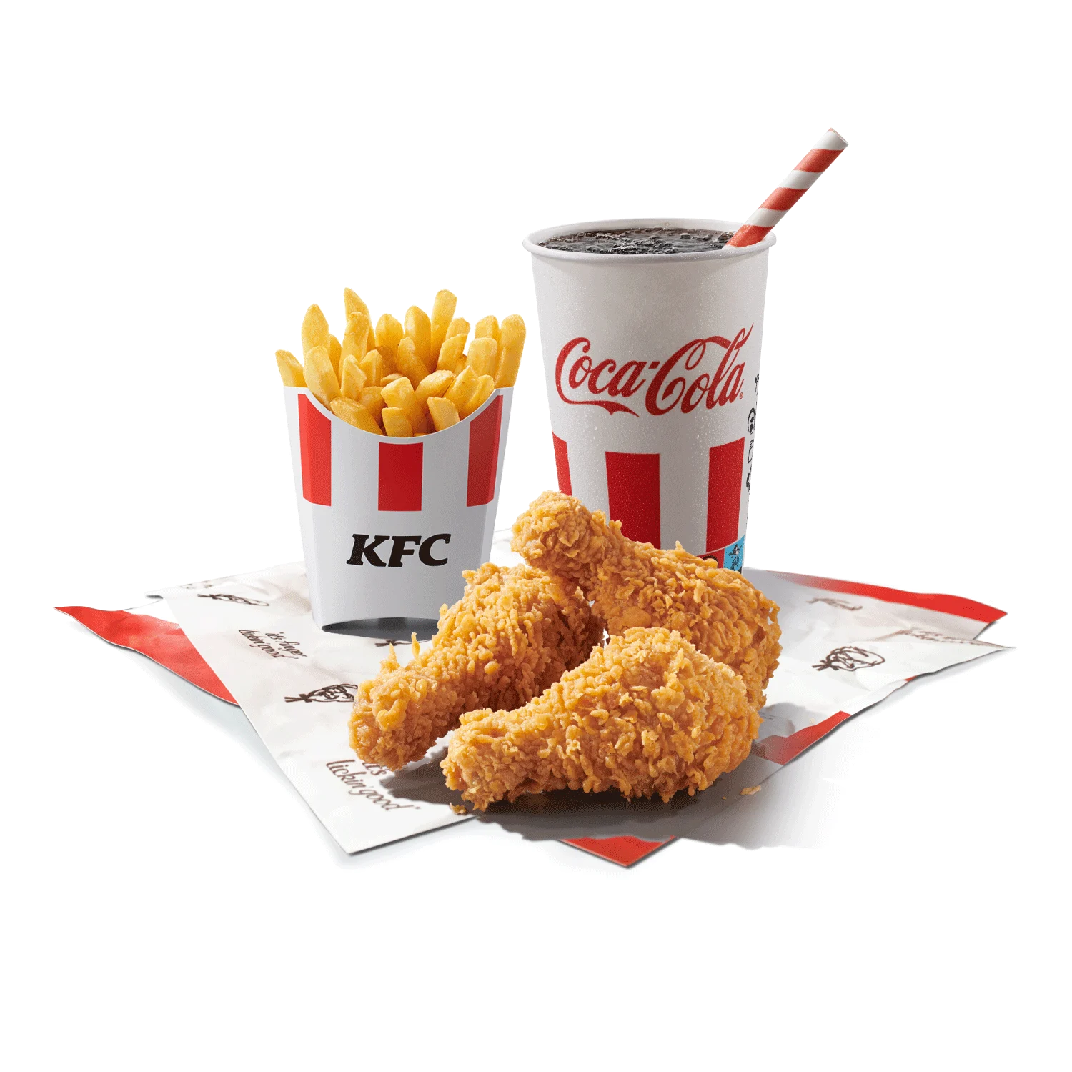 kfc hot wings medium menu sa pomfritom i coca-cola napitkom