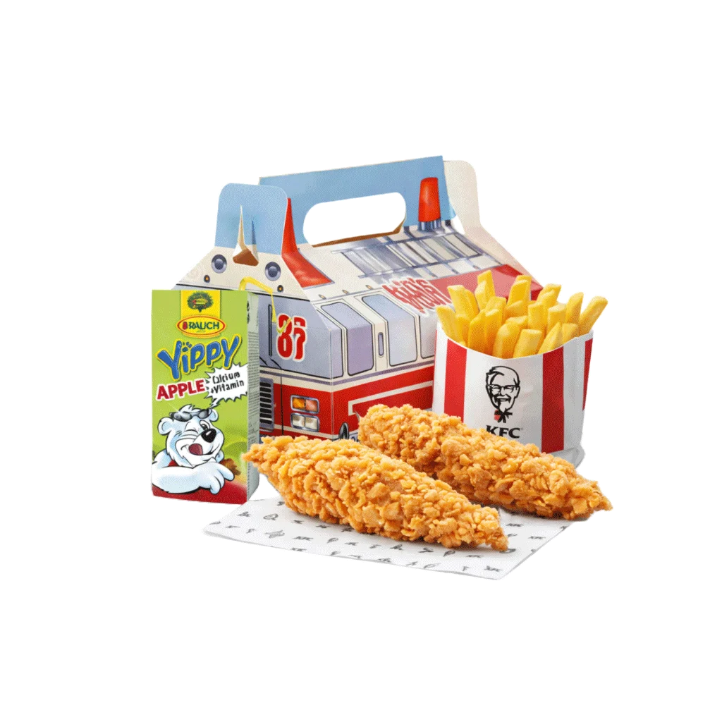 kfc dječiji meni sa piletinom, pomfritom i sokom