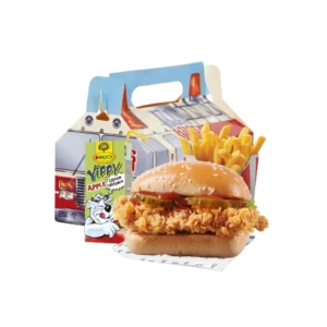 kfc dječiji meni sa burgerom, pomfritom i sokom