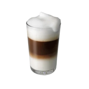 latte macchiato napitak sa mliječnom pjenom