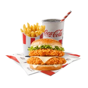 mega classic meni sa burgerom, pomfritom i napitkom