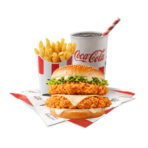 mega classic meni sa burgerom, pomfritom i napitkom