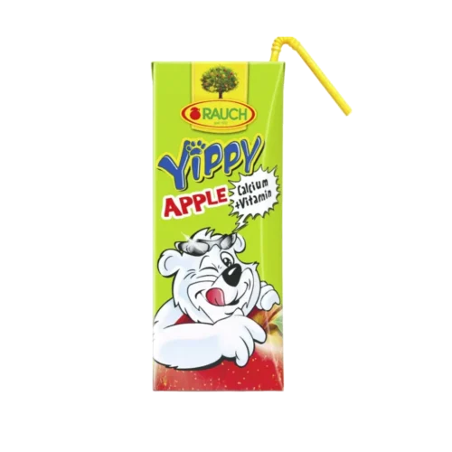 yippy apple sok 0,2 l u tetrapaku sa slamkom