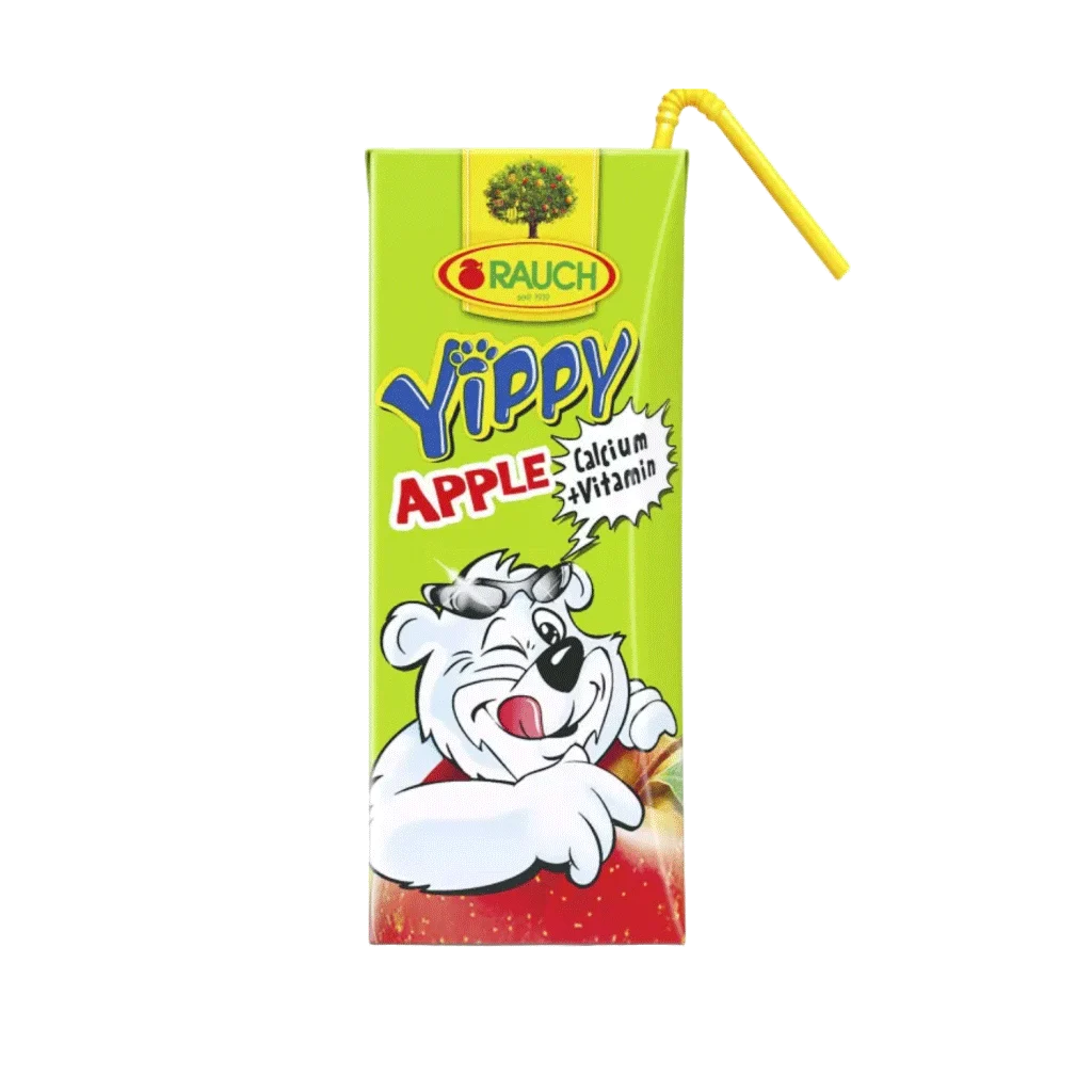 yippy apple sok 0,2 l u tetrapaku sa slamkom