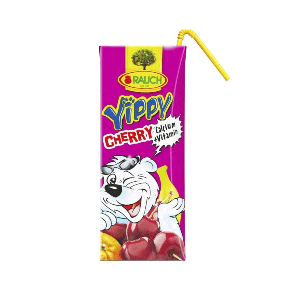 yippy cherry sok 0,2 l u tetrapaku sa slamkom